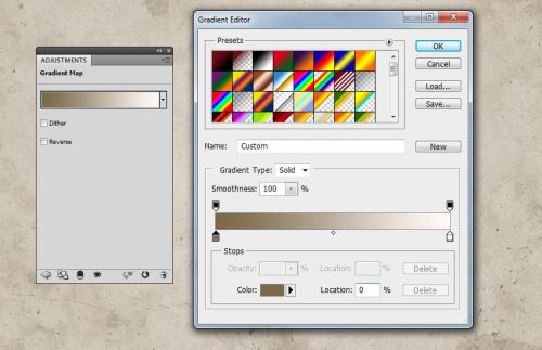 آموزش ایجاد افکت مهرلاستیکی در فتوشاپ